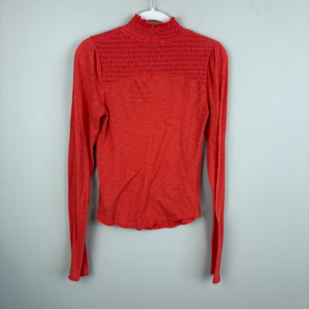 We the Free Caroline Mock Neck Top - Size Medium - Picture 5 of 6
